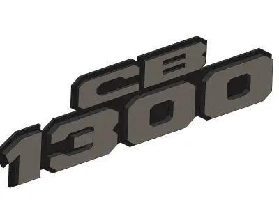 Honda CB 1300 emblem 3D model