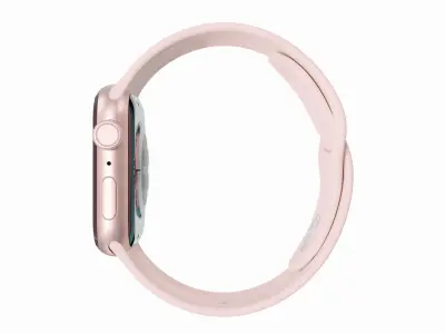 Apple Watch Series 9 Sport Band Starlight Color 3ds Max 3D model