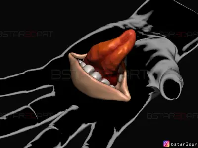 Sukuna mouth - Jujutsu Kaisen Cosplay - Halloween Cosplay Hand  3D print model