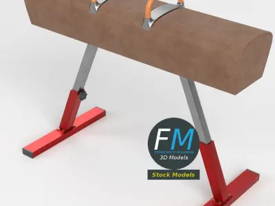 Pommel horse 3D model