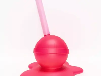Melt Lollipop toy 3D print model
