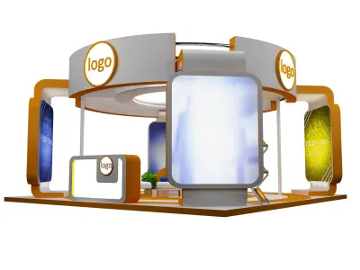 Booth Exhibition Stand a40 or 3D model