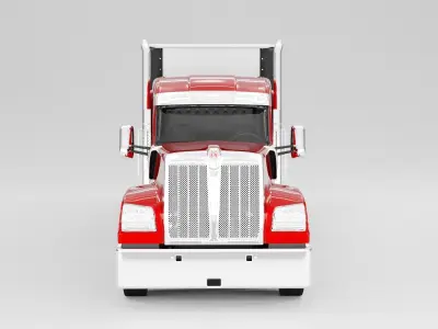 Kenworth W990 Low-poly 3D model