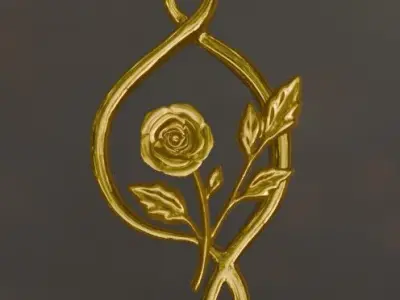 rose gold 3D print model