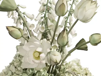 Flower In Vase 109 3D model