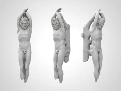 Hanged Man Statue 3D print model