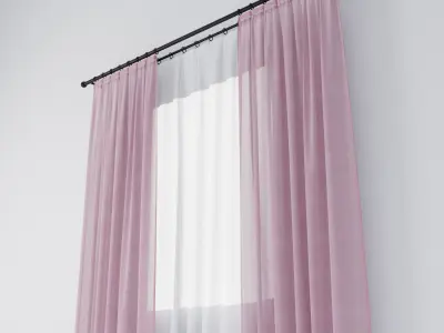Curtains 05 collection 1 3D model