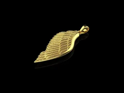 Angel Wing Pendant N5 3D print model