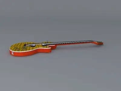 Gibson Jackson style guitar Free 3D model