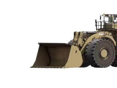 Wheel loader 3D model