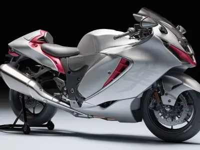 Suzuki Hayabusa 2021 Low-poly 3D model