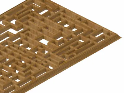 Decorative panel STL 3D model 26
