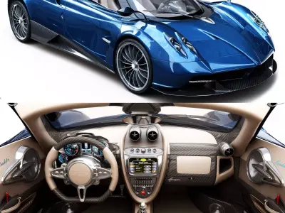 pagani huayra 3D model