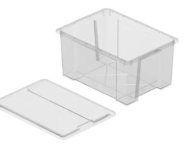 Samla Box Ikea Clear 3D model