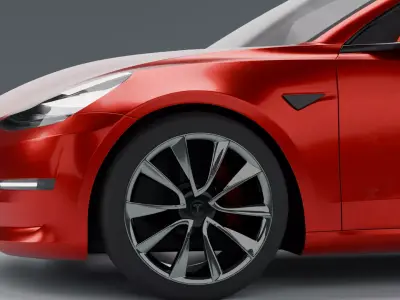 Tesla Model 3 2018 3D model