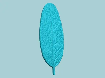 Sage Leaf Mold - Artificial Herb Molding Tool 3D print model