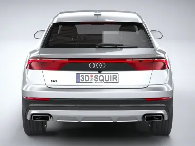 Audi Q8 basic 2024 3D model