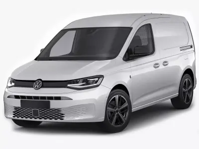 Volkswagen Caddy Van 2021 3D model