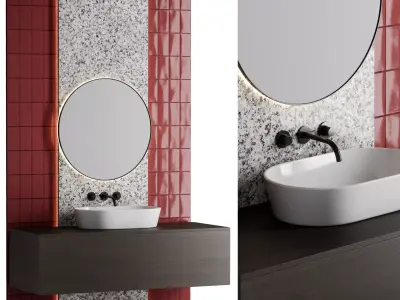 Bathroom Set 012 3D model