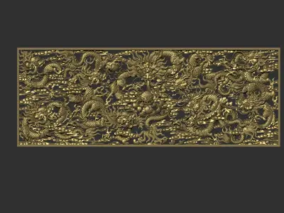 Nine Dragons 2 3D print model