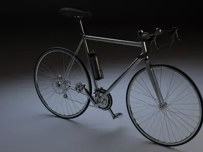 Road Bike 3D Model  Free low-poly 3D model