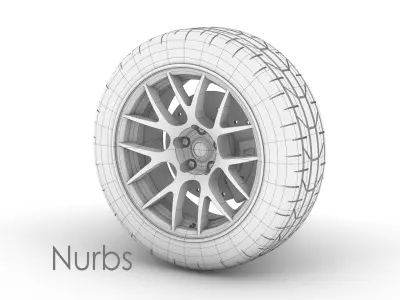 BBS EC-9R wheel  3D model