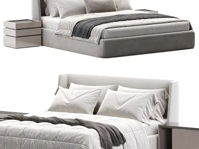 Dexter Bed By Luxury Giuliomarelli Low-poly 3D model