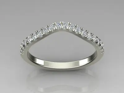 Band Ring 3D print model