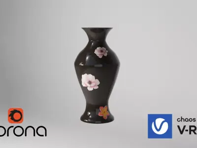 decorative vase 3D model purchase