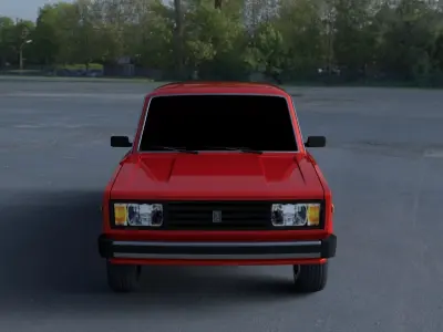 Lada Nova Riva HDRI 3D model