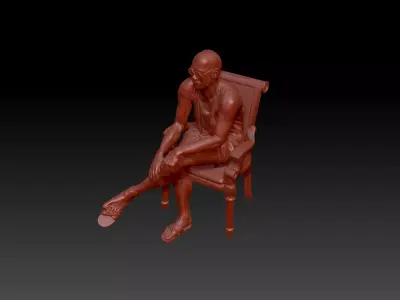 Fire Cloud Goddess 3D print model