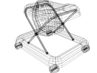 Baby Walker 3D model