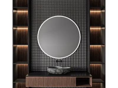 Luxury Bathroom 258 3D model