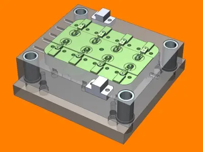detergent cap mold 3D print model