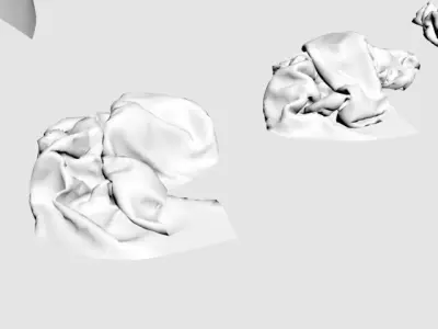 cloth trapo rag collection duster dishcloth bayeta 3D model