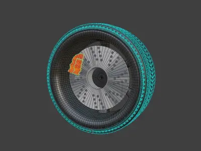 Tire Rim 3D model