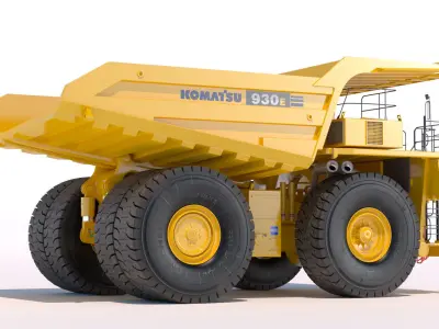 Komatsu 930E 3D model