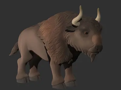 Bison 3D model