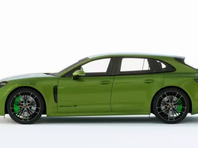 Porsche Panamera 4E Hybrid Sport Turismo 2021 3D model