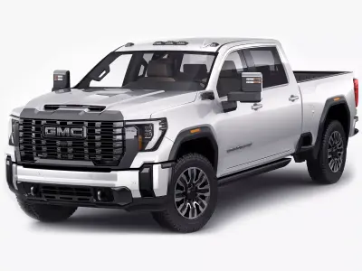 Pick-up Sierra Denali 2500HD Ultimate  2024 3D model
