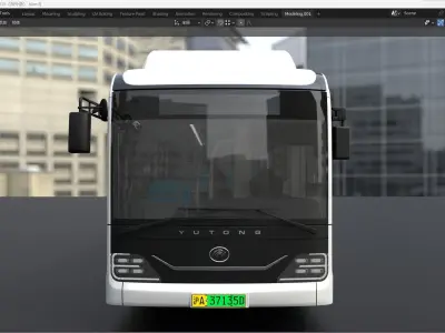 yutong H10 3dbus  3D model