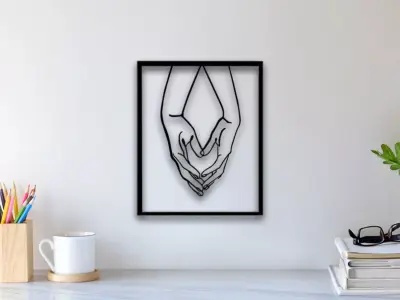 Love Wall Art 3D print model