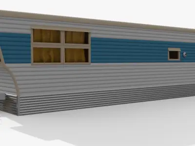 Mobile Home Free 3D model