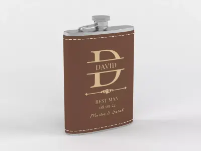 Personalized Flask Set 3D model