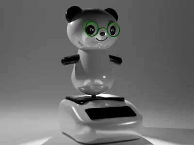 Panda toy 3D model purchase