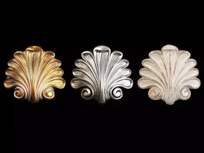Classic carved 095 3D model