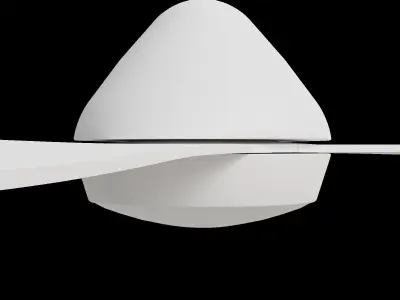 Bali Dc Ceiling Fan Low-poly 3D model