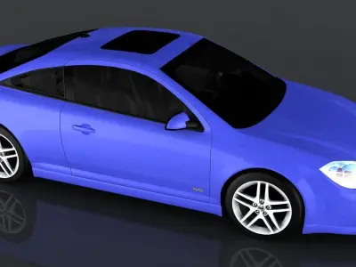 Chevrolet Cobalt SS Low-poly 3D model