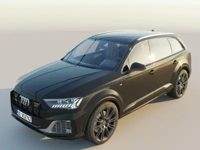 Audi q7 quattro tdi  3D model