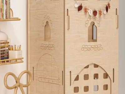 Pursuit of Adventure Turret  Fort and Decor for Kids N03 3D model